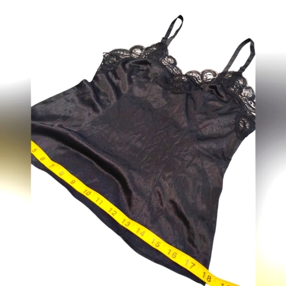 Black Lace Trim Camisole | Size Small - Picture 5 of 9